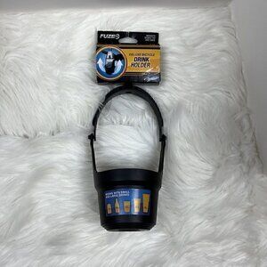 NEW FUZE Tilt and Swivel Deluxe Bicycle Drink Holder Up To 40 Ounces Black